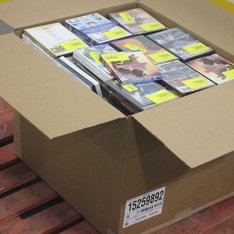 1 Parcel Box - 244 Pcs - DVD Discs, Blu-ray Discs - NEW/SEALED Products - Walmart