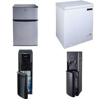 Pallet – 6 Pcs – Bar Refrigerators & Water Coolers, Freezers – Customer Returns – Primo Water, Primo, Thomson, Galanz