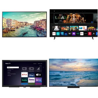 Flash Sale! 6 Pcs – LED/LCD TVs (48″ – 85″) – Refurbished (GRADE A, GRADE B) – Element Electronics, TCL, Samsung, VIZIO