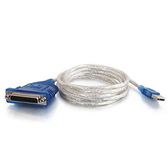 50 Pcs – C2G 16899 USB to DB25IEEE-1284 Parallel Printer Adapter Cable – New – Retail Ready – C2G
