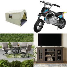 Flash Sale! 3 Pallets - 35 Pcs - TV Stands, Wall Mounts & Entertainment Centers, Bedroom, Vacuums, Office - Overstock - Mainstays, Better Homes & Gardens, Bissell, Hillsdale Furniture