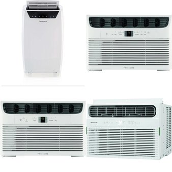 3 Pallets – 20 Pcs – Air Conditioners – Mixed Conditions – LG, Frigidaire, Honeywell, JHS