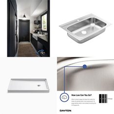 Pallet - 19 Pcs - Kitchen & Bath Fixtures, Hardware, Bath - Customer Returns - Kohler, Toto, ELKAY, Saniflo