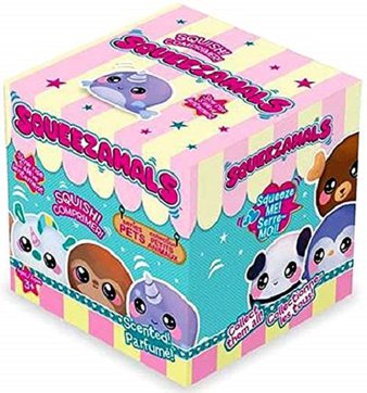 39 Pcs – Squeezamals 2.5 Inch Squishable Boxed Scented Pets Series 1 Blind Box Stocking Stuffer Birthday Favor – Like New, New – Retail Ready