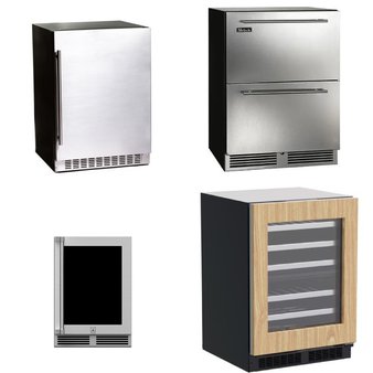 4 Pallets – 26 Pcs – Refrigerators – Brand New Condition – Perlick, Azure, Marvel, Hestan