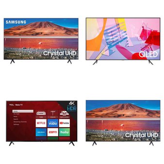 12 Pcs – LED/LCD TVs – Refurbished (GRADE A) – Samsung, TCL, VIZIO