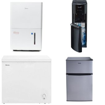 Pallet – 7 Pcs – Bar Refrigerators & Water Coolers, Freezers, Humidifiers / De-Humidifiers – Customer Returns – HISENSE, Galanz, Primo, Midea