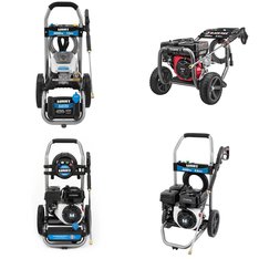 Pallet - 9 Pcs - Pressure Washers, Power Tools, Hardware - Customer Returns - Hart, Black Max, Goodyear, Cosco