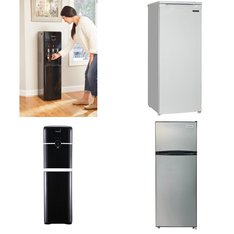 Pallet - 5 Pcs - Bar Refrigerators & Water Coolers, Freezers, Refrigerators - Customer Returns - Thomson, Primo, Primo Water, Frigidaire