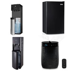 Pallet – 15 Pcs – Bar Refrigerators & Water Coolers, Humidifiers / De-Humidifiers, Refrigerators – Customer Returns – HoMedics, Primo, Avalon, Igloo
