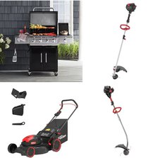 Pallet - 7 Pcs - Trimmers & Edgers, Mowers, Other, Grills & Outdoor Cooking - Customer Returns - Hyper Tough, Ozark Trail, Mm