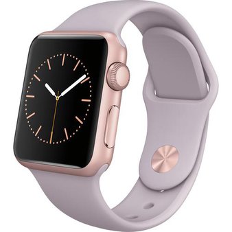 10 Pcs – Refurbished Apple Watch Sport 38mm Rose Gold Aluminum with Lavender Sport Band MLCH2LL/A (GRADE A – Original Box) – Smartwatches