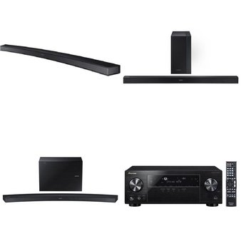 Pallet – 30 Pcs – Home Audio & Theater – Customer Returns – Samsung, VIZIO, RCA, LG