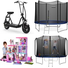 Pallet - 10 Pcs - Powered, Trampolines, Dolls, Cycling & Bicycles - Customer Returns - Jins & Vico, SKRT, MICROGO, Mattel