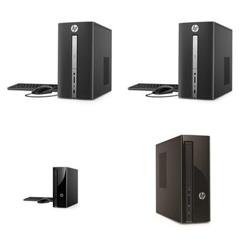 26 Pcs – Desktop Computers – Refurbished (GRADE C) – HP, ACER, DELL, IBUYPOWER