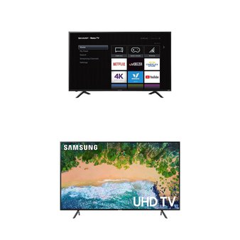 7 Pcs – LED/LCD TVs (58″ – 65″) – Refurbished (GRADE A, GRADE B) – SHARP, Samsung