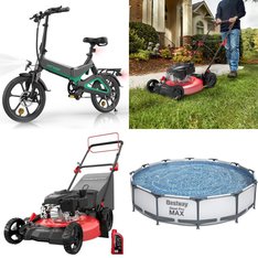 Pallet – 8 Pcs – Mowers, Pools & Water Fun, Cycling & Bicycles, Camping & Hiking – Customer Returns – PowerSmart, Bestway, Hitway, Idoo