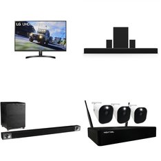 Pallet - 40 Pcs - Monitors, Audio Headsets, Speakers - Damaged / Missing Parts / Tested NOT WORKING - PDP, LG, MSI, Samsung