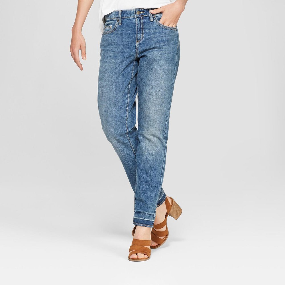 Universal thread mid rise boyfriend jeans cheap