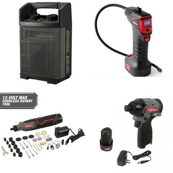 Pallet – 65 Pcs – Heaters, Power Tools – Customer Returns – Hyper Tough