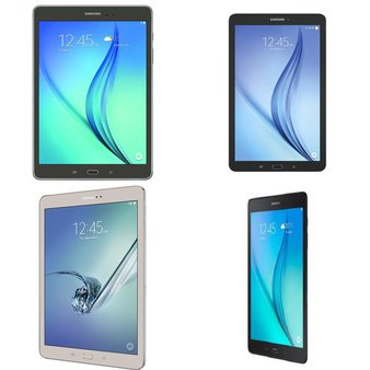 60 Pcs – Samsung Galaxy Tablets – Refurbished (GRADE C) – Models: SM-T280NZKAXAR, SM-T560NZKUXAR, SM-T550NZAAXAR, SM-T810NZDEXAR
