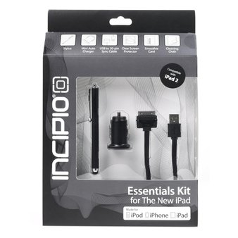 94 Pcs – Incipio WM-IPAD-011 Essentials kit for the new ipad 1 and 2 – Customer Returns