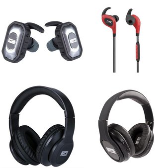 17 Pcs – Altec Lansing Headphones & Portable Speakers – Refurbished (GRADE A, GRADE B) – Models: MZX399-DR-WM, MZX300-BLK, iMW255, iMW257