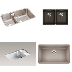 Pallet - 10 Pcs - Kitchen & Bath Fixtures, Hardware - Customer Returns - Blanco, Kohler, ELKAY, ProFlo