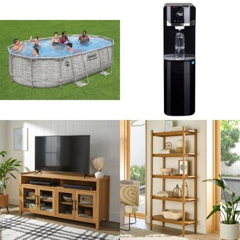 Pallet – 16 Pcs – TV Stands, Wall Mounts & Entertainment Centers, Accessories, Pools & Water Fun, Bar Refrigerators & Water Coolers – Overstock – Better Homes & Gardens, Pavestone, Coleman, Great Value