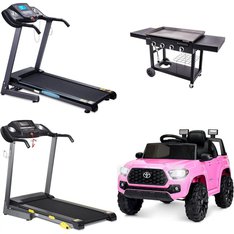 Pallet - 7 Pcs - Exercise & Fitness, Unsorted, Vehicles, Grills & Outdoor Cooking - Customer Returns - MaxKare, Funtok, Char-Broil