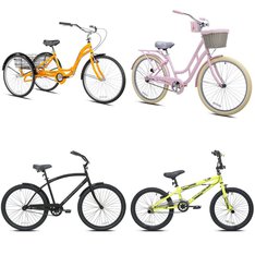 Pallet – 8 Pcs – Cycling & Bicycles – Overstock – Huffy, Kent Bicycles