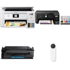 Pallet - 47 Pcs - Ink, Toner, Accessories & Supplies, All-In-One - Open Box Customer Returns - HP, Canon, VTECH, Xerox