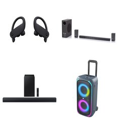 Pallet – 74 Pcs – Speakers, Over Ear Headphones, In Ear Headphones – Open Box Customer Returns – onn., PROSCAN, Wicked Audio, JBL