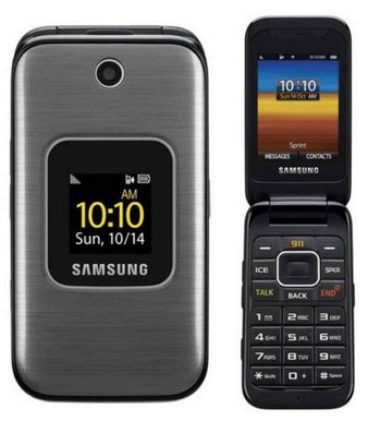 20 Pcs – Brand New Samsung SPH-M400 (Sprint) 128MB  480mHz processor  silver  flip phone (Activated)