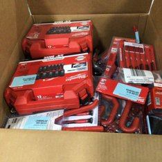 1 Parcel Box - 45 Pcs - Milwaukee Tools - Untested Customer Returns - Major Retailer