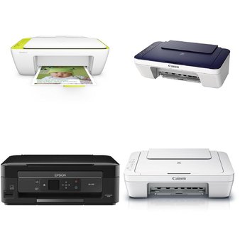 Pallet – 39 Pcs – Computer Printers – Customer Returns – HP, Canon, EPSON, Kodak