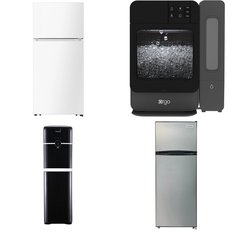 12 Pallets - 59 Pcs - Bar Refrigerators & Water Coolers, Freezers, Refrigerators, Humidifiers / De-Humidifiers - Customer Returns - HISENSE, Galanz, Primo Water, MORA