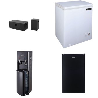Pallet – 9 Pcs – Refrigerators, Bar Refrigerators & Water Coolers, Fireplaces, Freezers – Customer Returns – Primo, Igloo, Better Homes & Gardens, Galanz