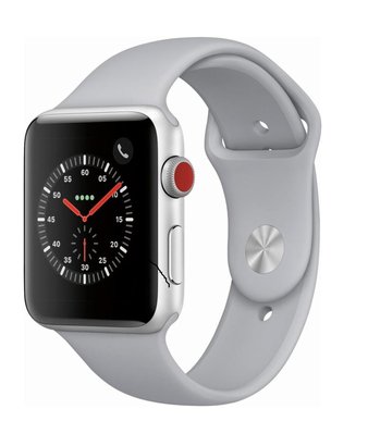 25 Pcs – Apple Watch Gen 3 Series 3 Cell 42mm Silver Aluminum – Fog Sport Band MQK12LL/A – Refurbished (GRADE A)