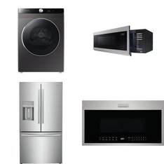 4 Pcs - Microwaves - New - Samsung, Frigidaire