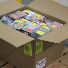 1 Parcel Box - 138 Pcs - DVD Discs, Blu-ray Discs - NEW/SEALED Products - Walmart