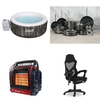 Pallet – 10 Pcs – Kitchen & Dining, Lighting & Light Fixtures, Unsorted, Heaters – Customer Returns – Mm, Globe Electric, Mr. Heater, Gamer Gear
