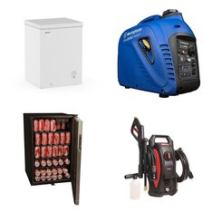 Pallet - 8 Pcs - Freezers, Bar Refrigerators & Water Coolers, Generators, Pressure Washers - Customer Returns - HISENSE, HAIER, WESTINGHOUSE, Hyper Tough