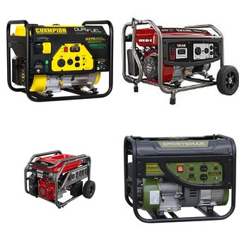 Pallet – 8 Pcs – Home Generators – Customer Returns – Black Max, American Power Conversion, Sportsman, Champion Power Equipment