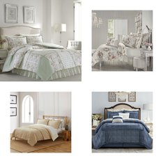 6 Pallets - 870 Pcs - Curtains & Window Coverings, Decor, Sheets, Pillowcases & Bed Skirts, Bedding Sets - Like New or New Customer Returns - JC Penney