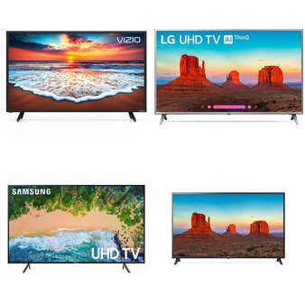 6 Pcs – LED/LCD TVs (42″ – 43″) – Refurbished (GRADE C) – LG, VIZIO, Samsung