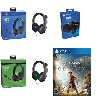 Pallet – 319 Pcs – Audio Headsets, Sony, Action Figures, Batteries & Chargers – Customer Returns – PDP, Ubisoft, NECA, Electronic Arts
