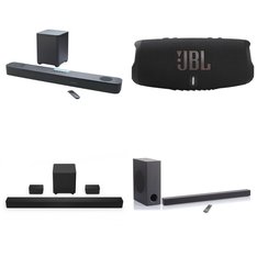 Pallet – 24 Pcs – Speakers, Accessories, Portable Speakers, Boombox – Customer Returns – VIZIO, onn., COBY, Blackweb