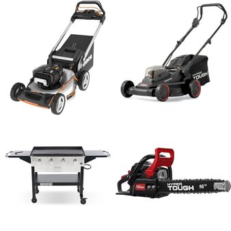 Pallet – 9 Pcs – Mowers, Hedge Clippers & Chainsaws, Trimmers & Edgers, Grills & Outdoor Cooking – Customer Returns – Hyper Tough, Mm, Great Value, Worx