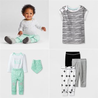 101 Pcs – Babies – New – Retail Ready – Cloud Island, Cat & Jack, Mint/White, Genuine Kids from OshKosh